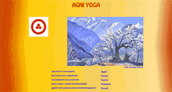 Desktop Screenshot of agni-yoga.com