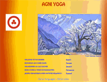 Tablet Screenshot of agni-yoga.com
